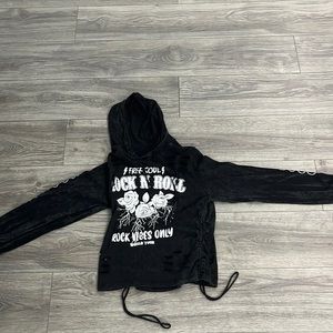 A goth long sleeve shirt